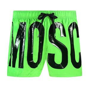 Moschino Mens Logo Swim Shorts / Bright Green